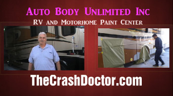 the crash doctor auto bodyunlimited inc motorhomme paint review video photo www.thecrashdoctor.com