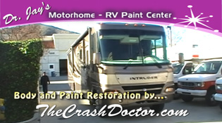 large motorhome repair and paint jobs best in southern california www.thecrashdoctor.com