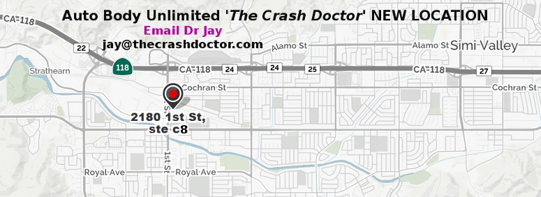Auto Body Unllimited The Crash Doctor california map