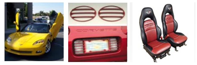 Sponsored Corvette Ecklers products doors, kits seats